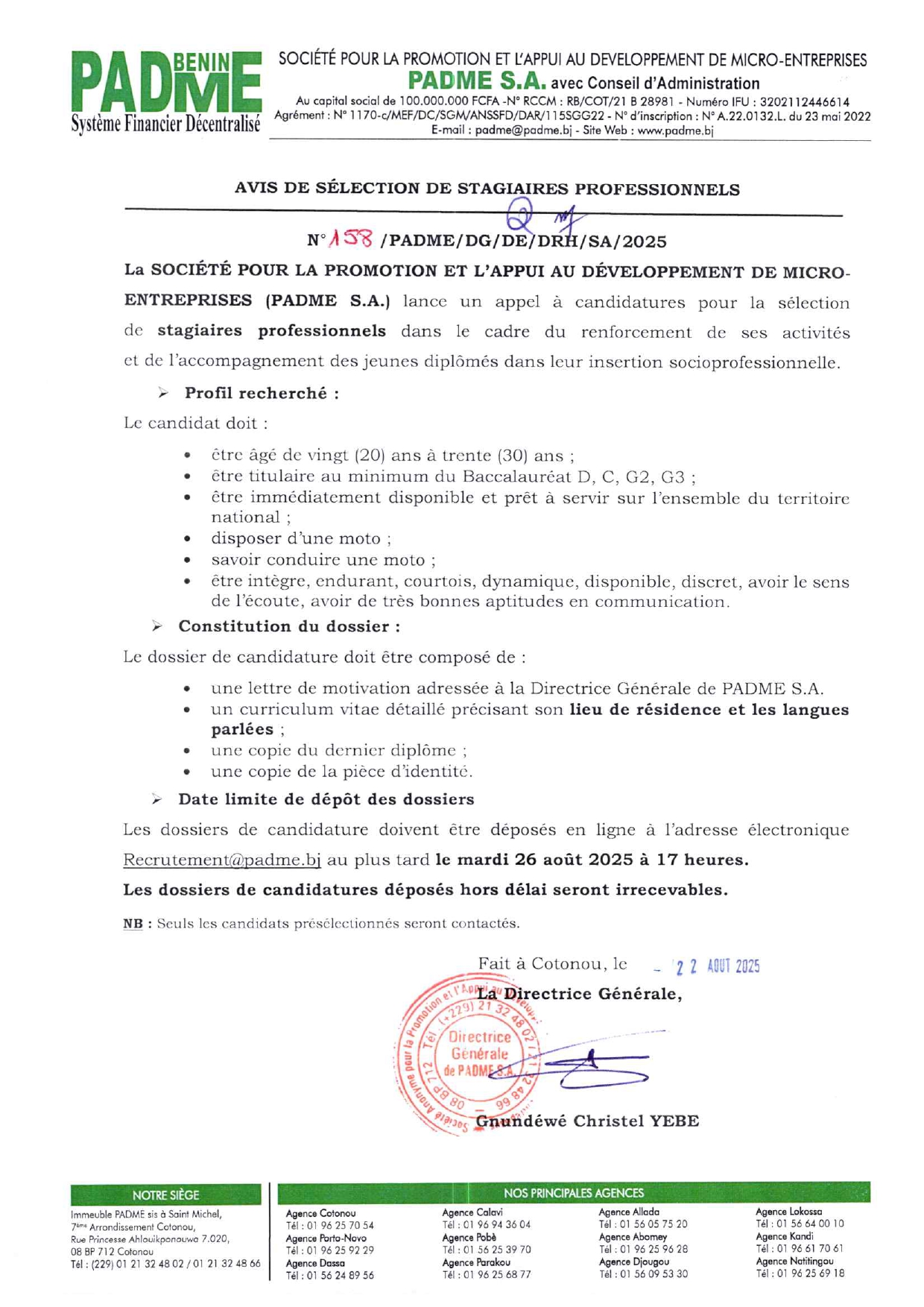 Recrutement